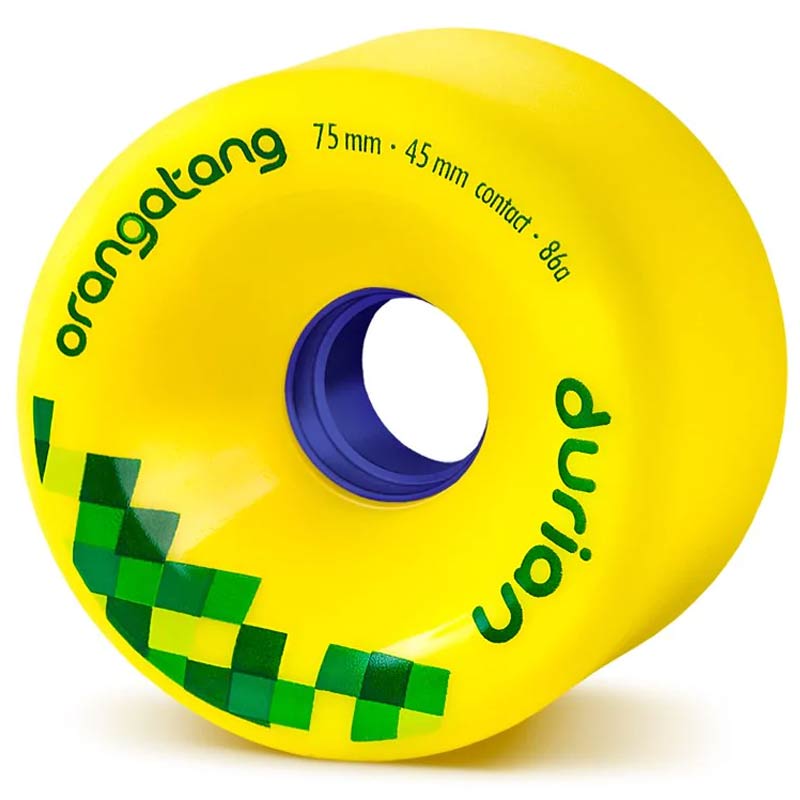 Orangatang Durian 75mm 86a Yellow Longboard Wheel