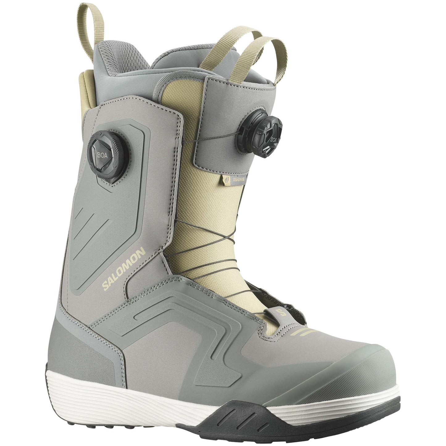 Salomon Dialogue Dual Boa Steel Grey Snowboard Boot 2026