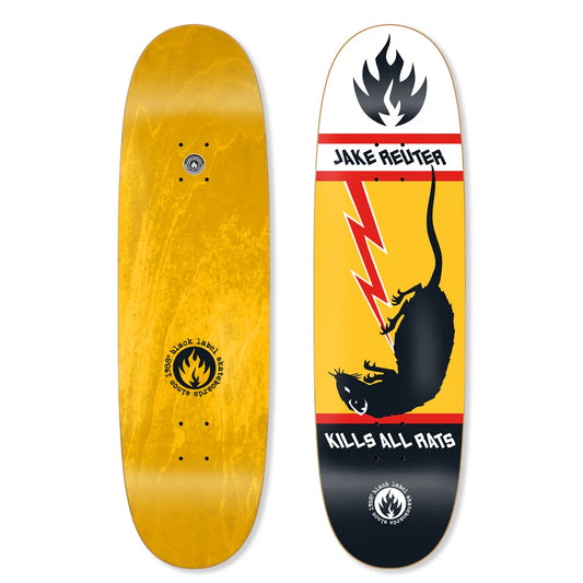 Black Label Skate Jake Reuter Rat Kills 8.25 Skateboard Deck