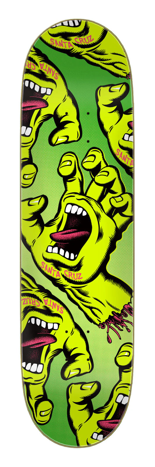 Santa Cruz Crowded Hand 8.5 Skateboard Deck
