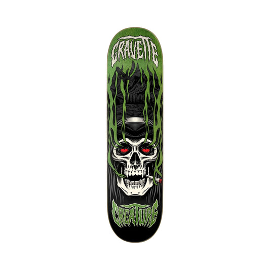 Creature Skate Gravette Hippie Skull IV Pro 8.3 Skateboard Deck