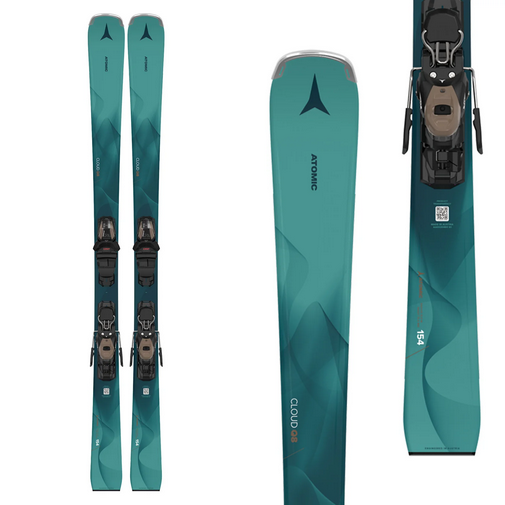 Atomic Cloud Q8 Women's Skis with M10 Bindings