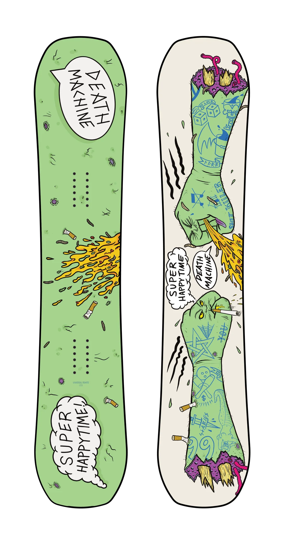 Super Happy Time Death Machine Universal Remote Snowboard 2027