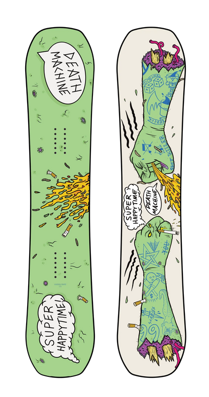 Super Happy Time Death Machine Universal Remote Snowboard 2027