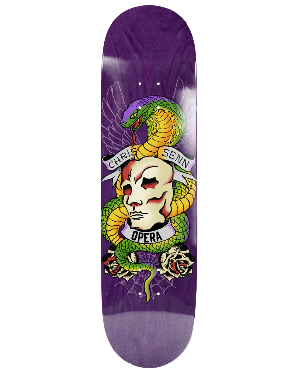 Powell Chris Senn Guest SSD26 EX7 Skateboard Deck 8.75