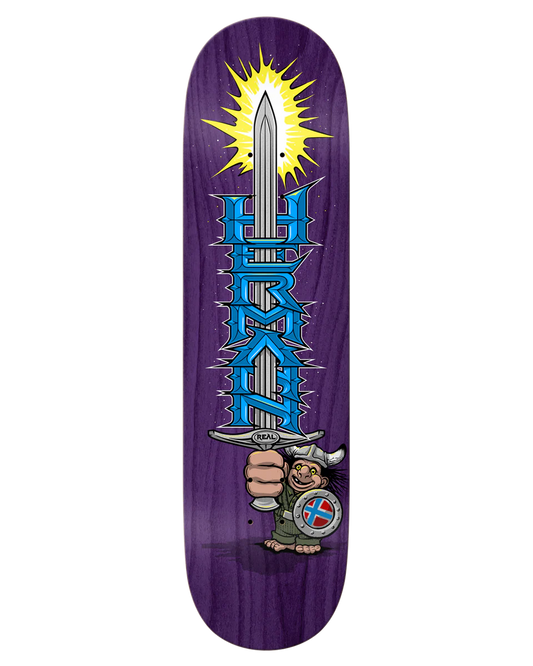 Real Skateboards Hermann Mighty Skateboard Deck 8.5