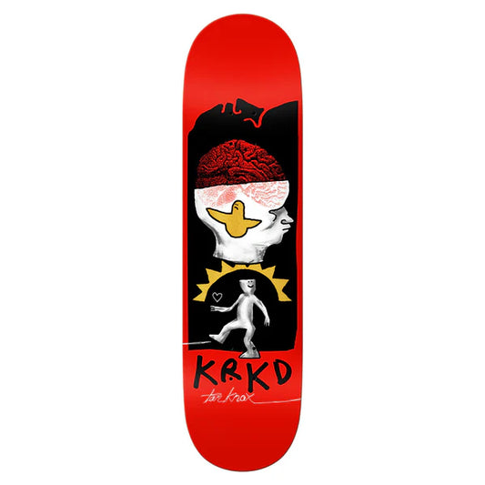 Krooked Skate Knox Brain & Bird Skateboard Deck 8.5