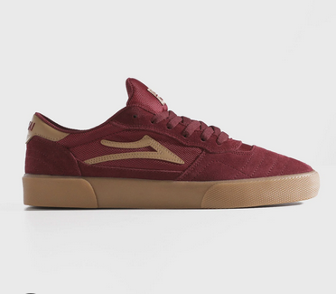 Lakai Cambridge Burgunday Suede Skate Shoe