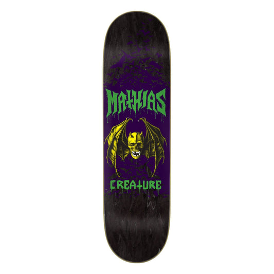 Creature Skate Torres Skull Bat Pro Stumps 8.51 Skateboard Deck