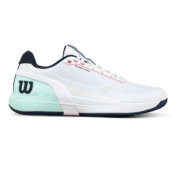 Wilson Rush Pro 5 White/Bay/Fier Tennis Shoe