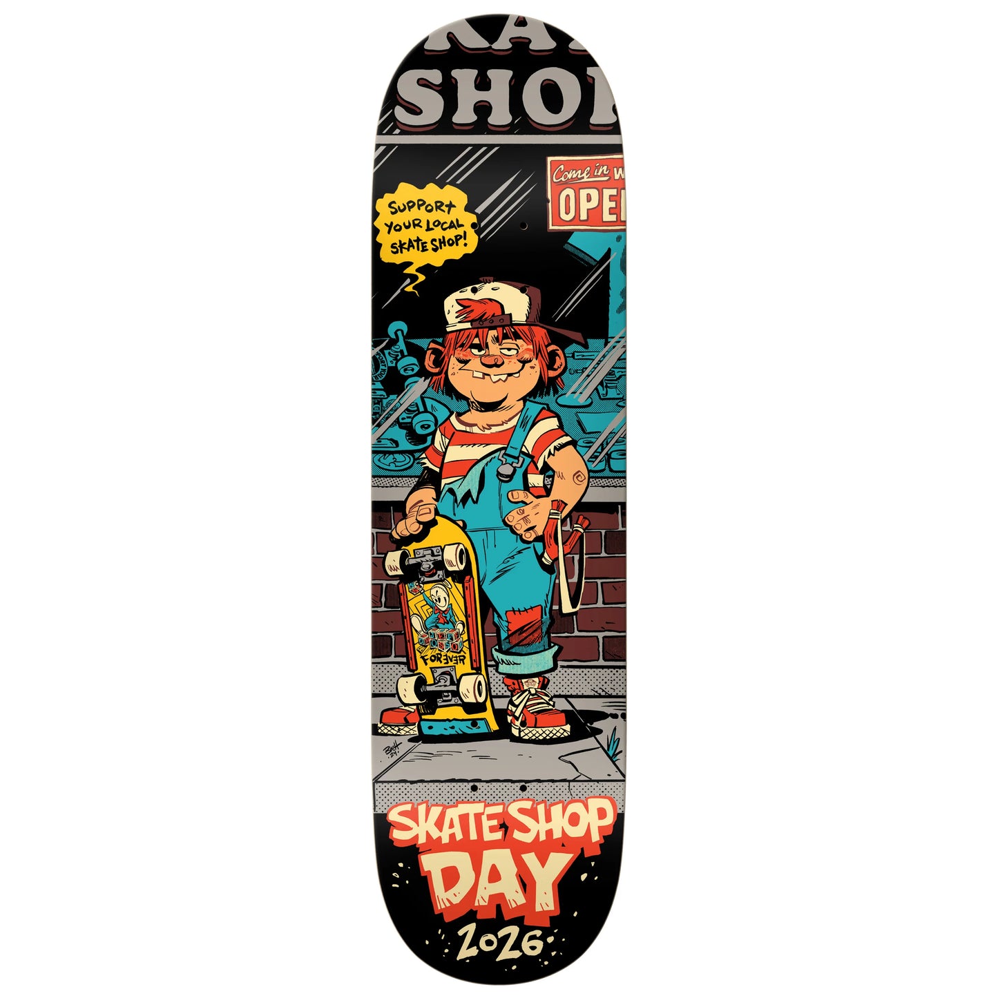 Deluxe Skate SSD26 Shop Keeper Skateboard Deck 8.25