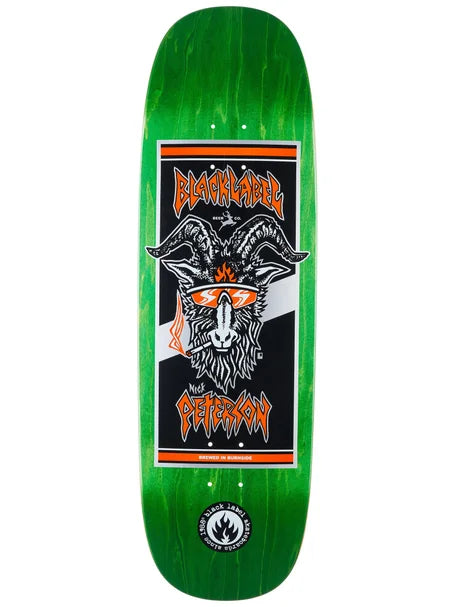 Black Label Skate Nick Peterson Burnside Brew 8.5 Skateboard Deck